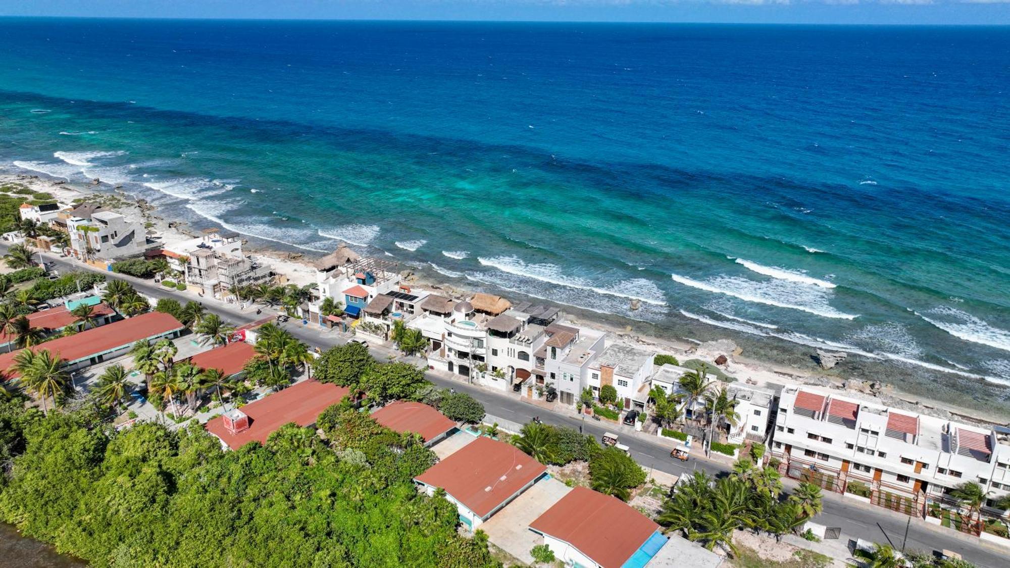 Casa Javi- Ocean Front Located Mid Isla Mujeres Villa ภายนอก รูปภาพ