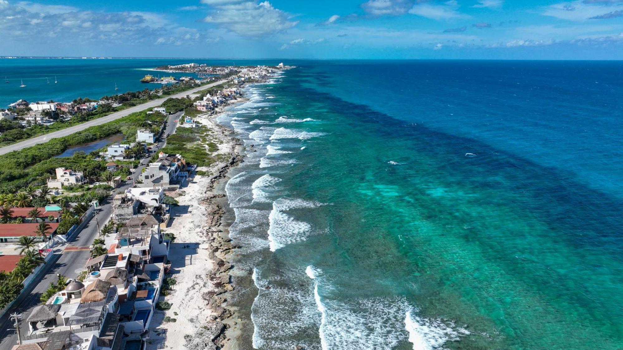 Casa Javi- Ocean Front Located Mid Isla Mujeres Villa ภายนอก รูปภาพ