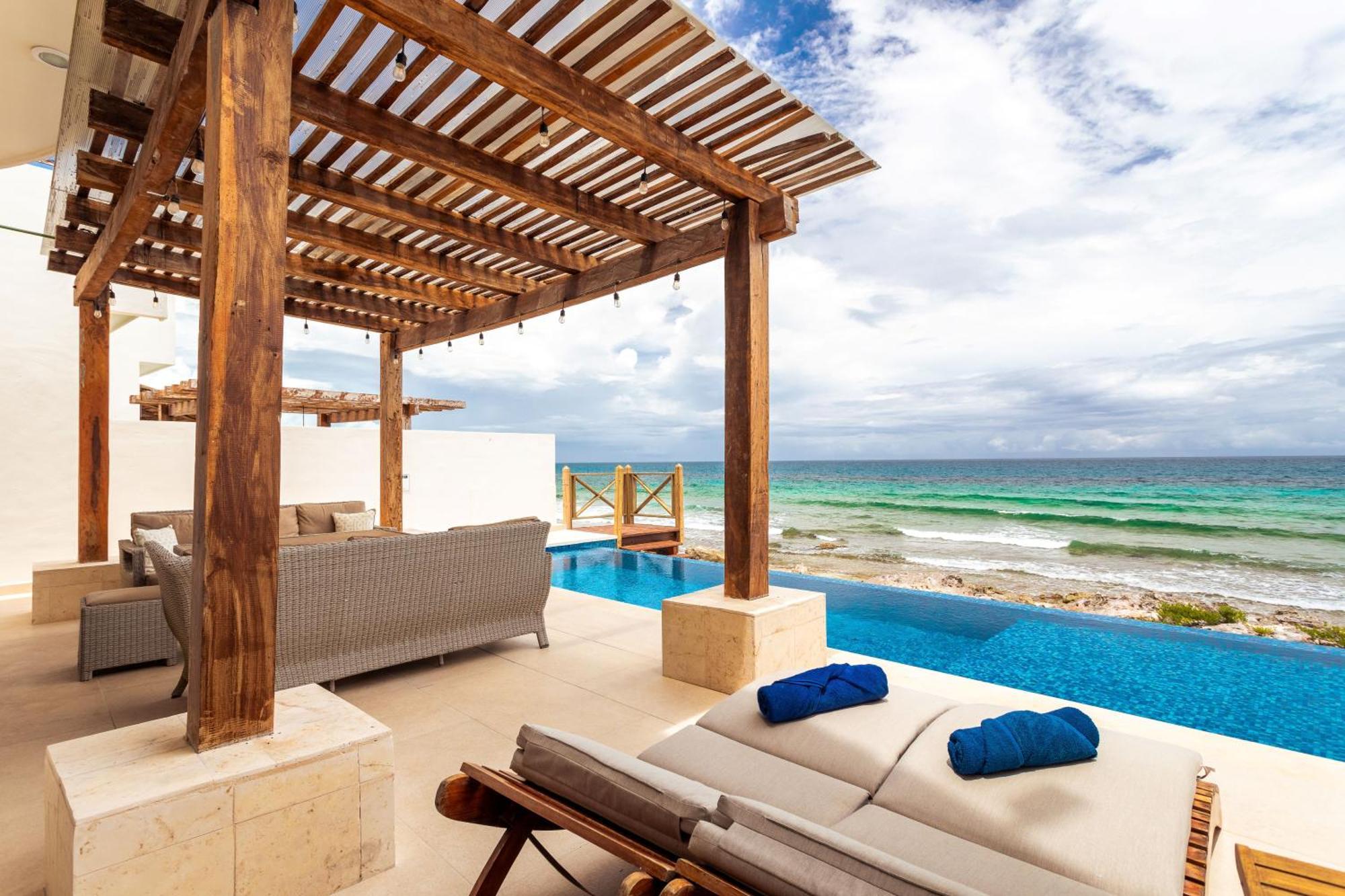 Casa Javi- Ocean Front Located Mid Isla Mujeres Villa ภายนอก รูปภาพ