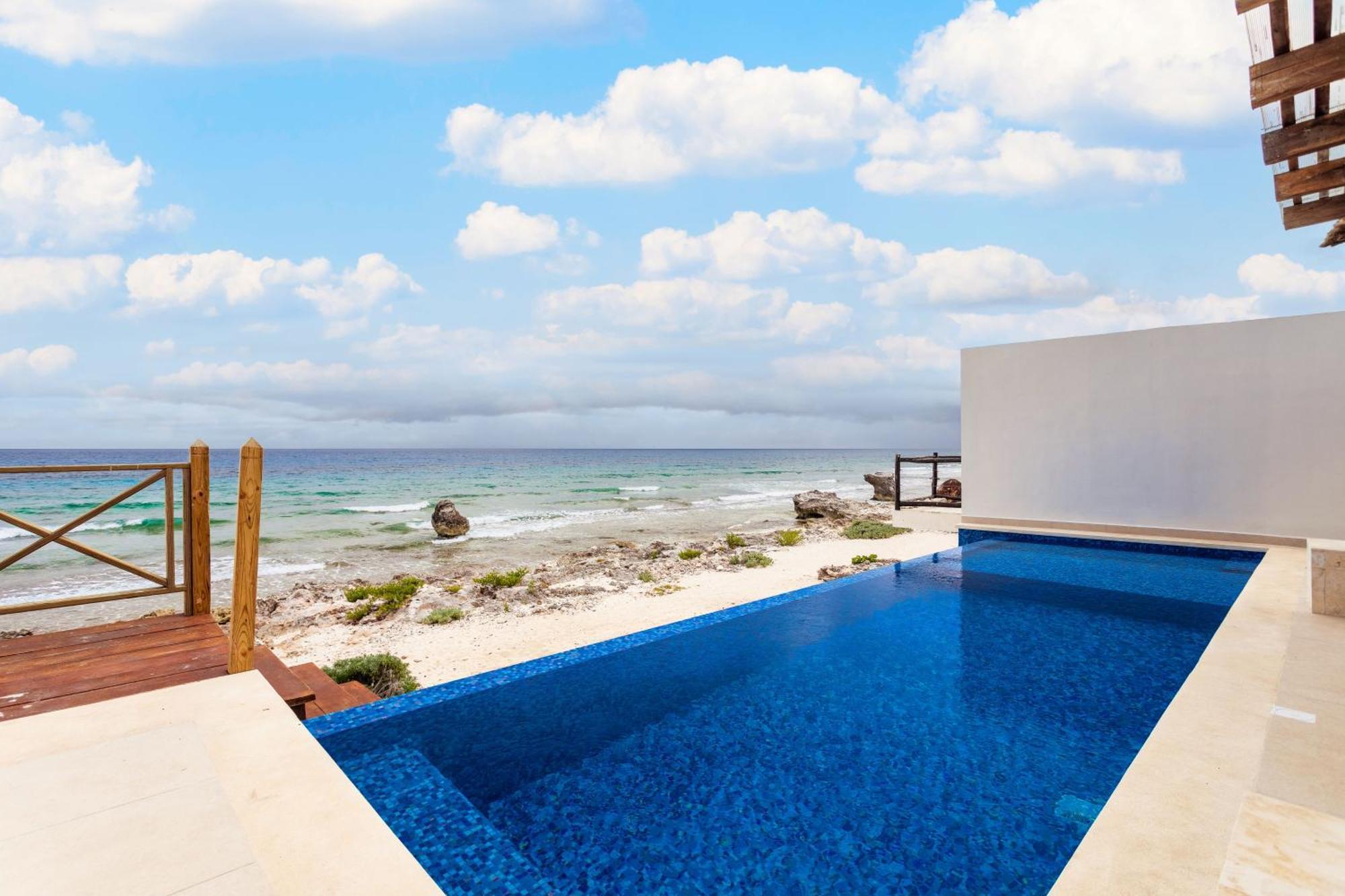 Casa Javi- Ocean Front Located Mid Isla Mujeres Villa ภายนอก รูปภาพ